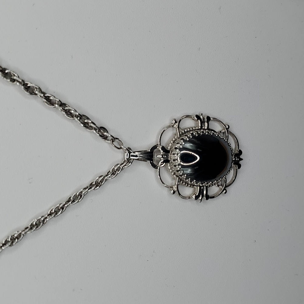 Vintage Whiting & Davis Silver Pendant